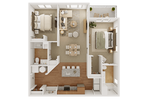 The Summerwind Floor Plan at Mallory Ridge, Bloomfield